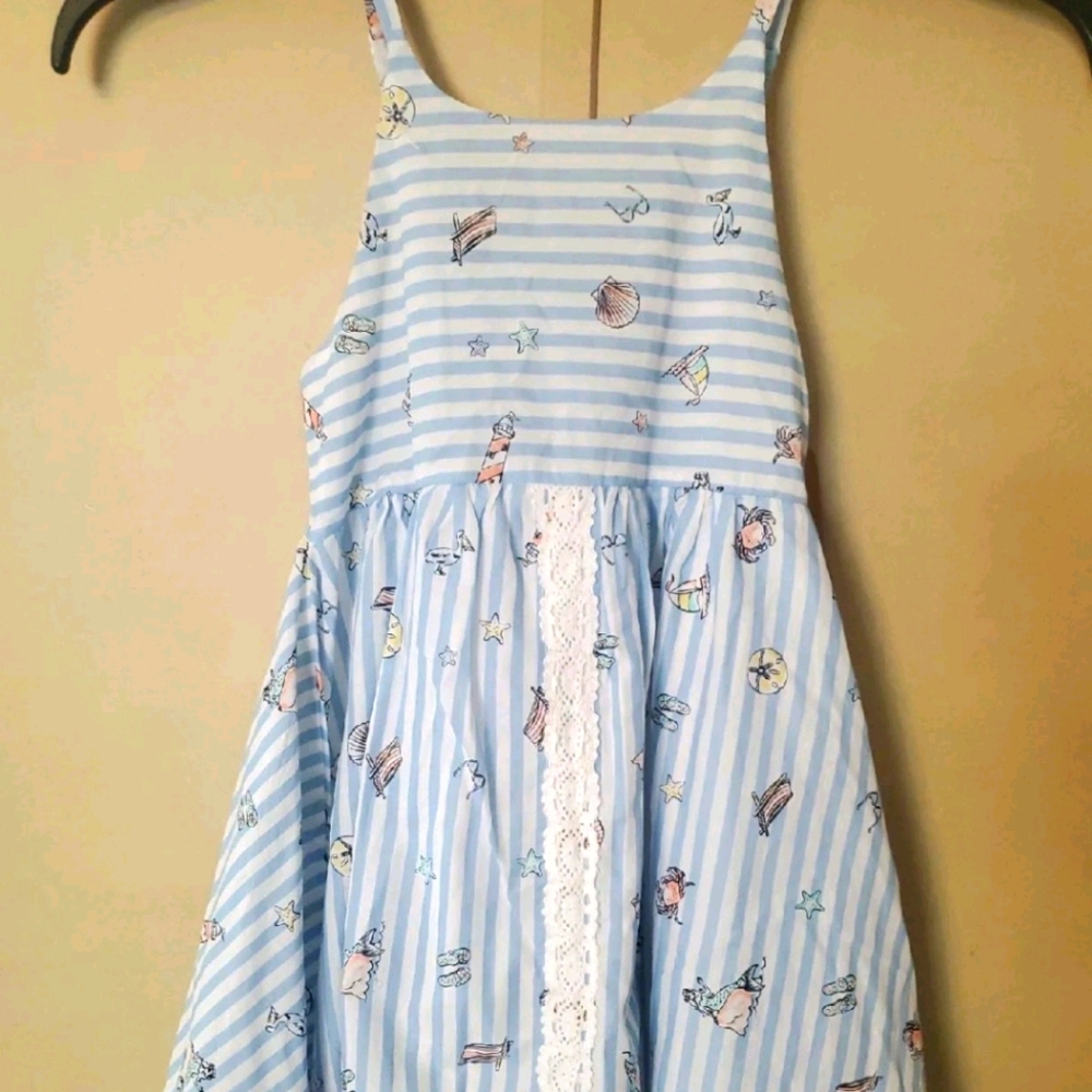 Ocean print dress